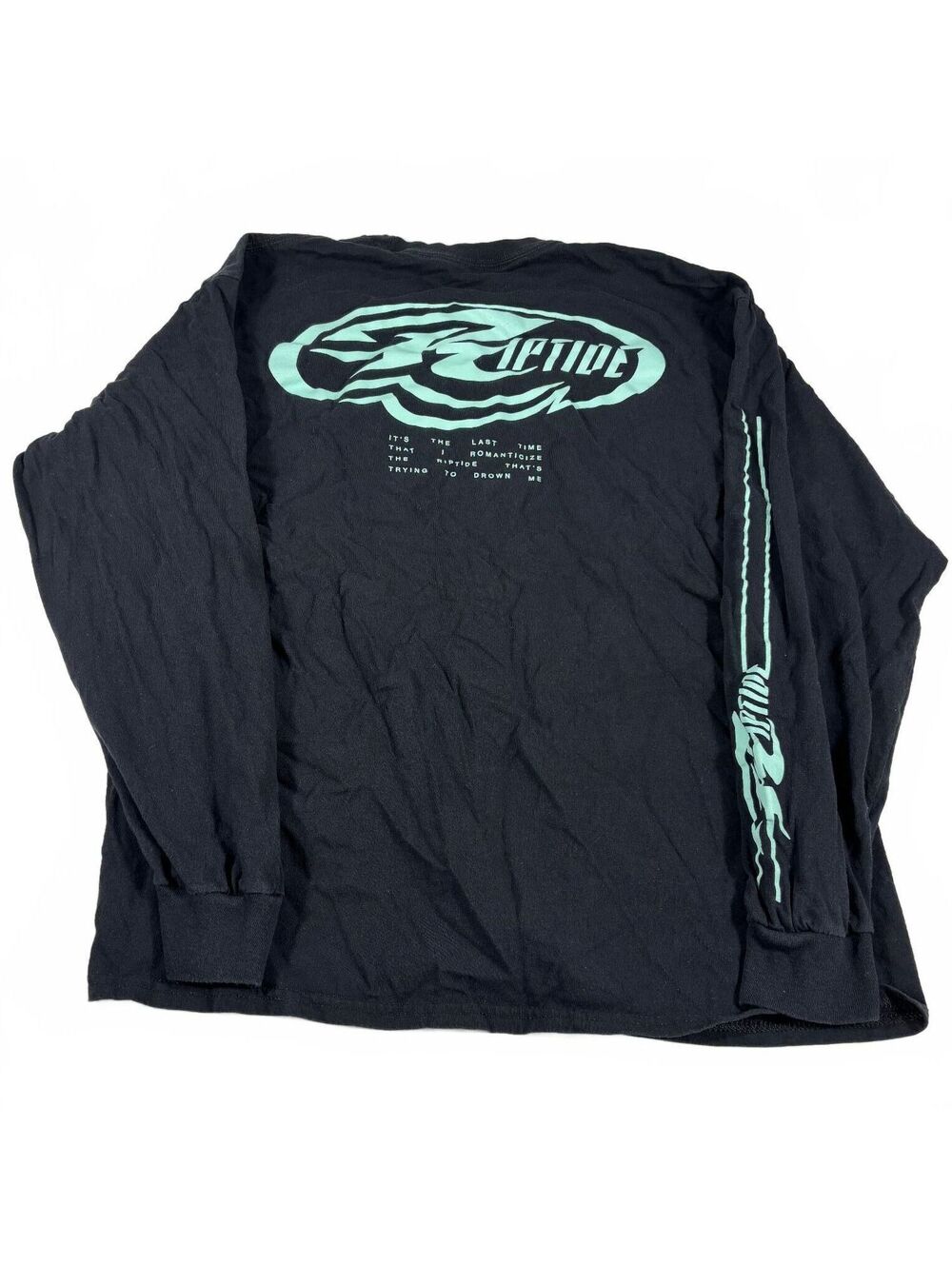 Red Bull Records Beartooth Riptide Black Long Sleeve Graphic Shirt XL